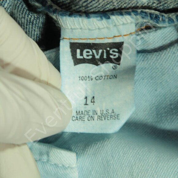 Vintage Levis 501 Jeans Womens 25 Blue Acid Washed Made in USA 80s Denim - Picture 4 of 7